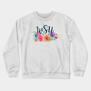 Floral WSU Crewneck Sweatshirt